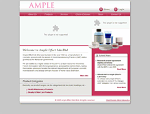 Tablet Screenshot of ampleeffect.com